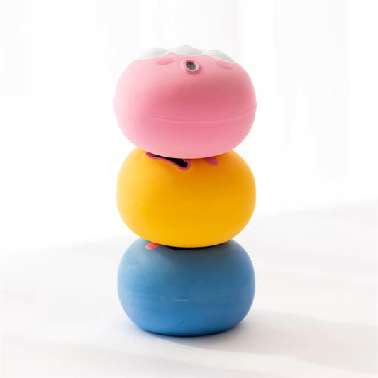 Squeaky Puppy Chew Ball Different Colors